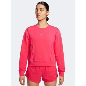 NIKE One Women's Pink Paneled Sweatshirt Size Medium NEW NWT